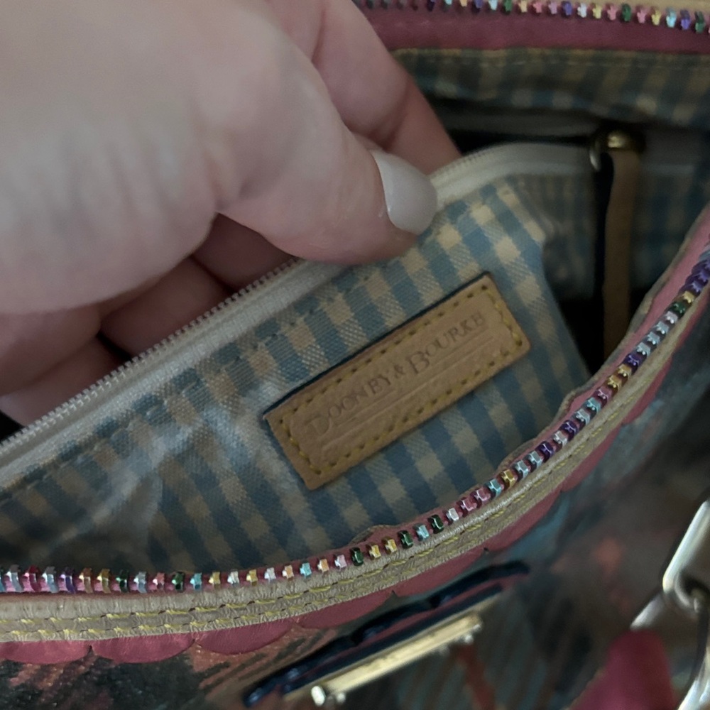 Y2K Dooney & Bourke Plaid Shoulder Bag - Picture 12 of 14
